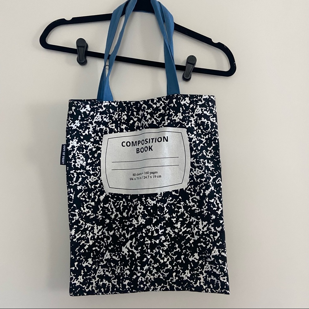 Composition Book tote bag